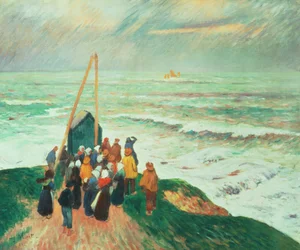 Várva a bretagne-i halászok visszatérését, 1894